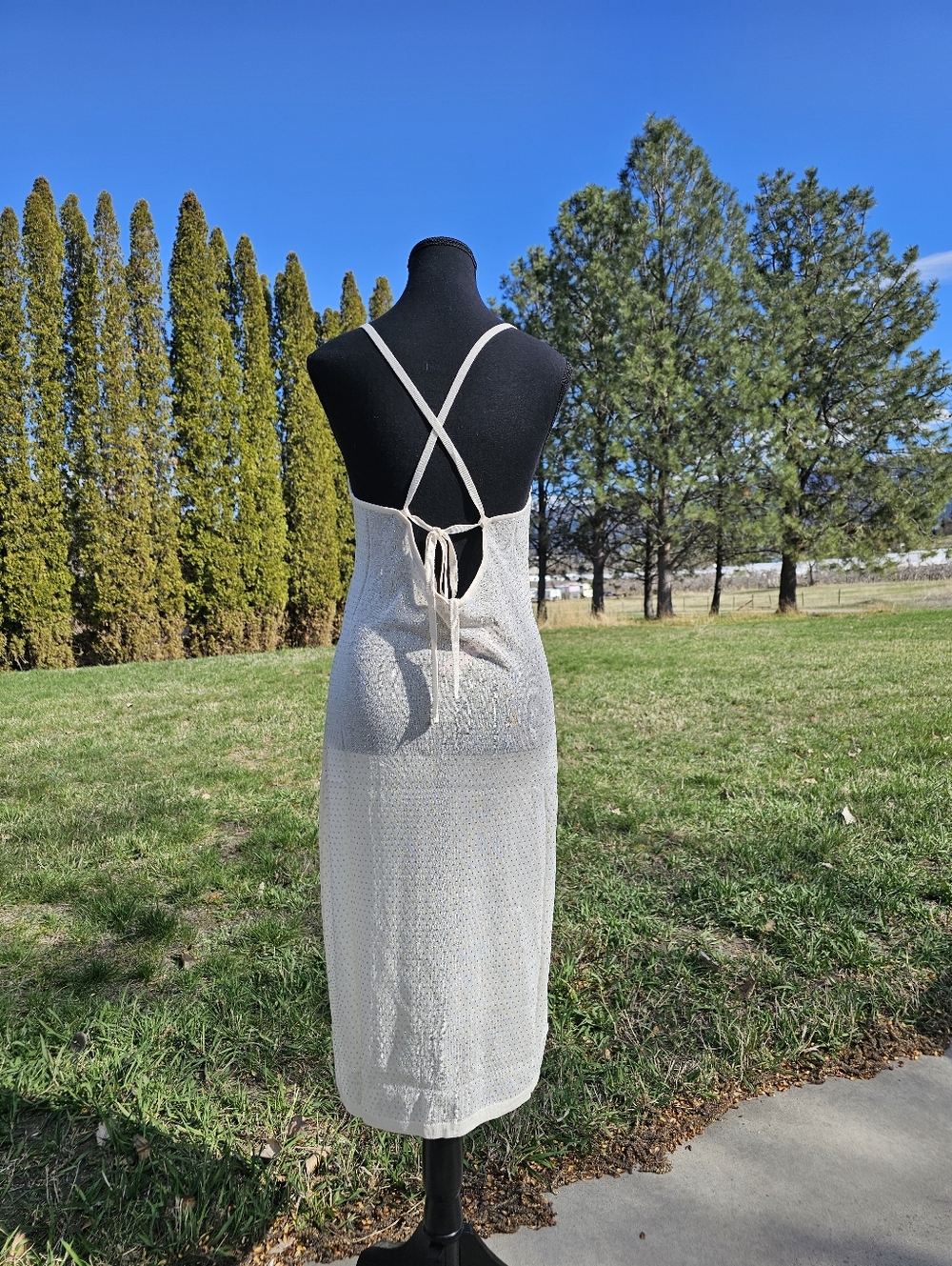 VICTORIA SECRET SWIM Diamante Knit Cover-Up - Picture 5 of 13